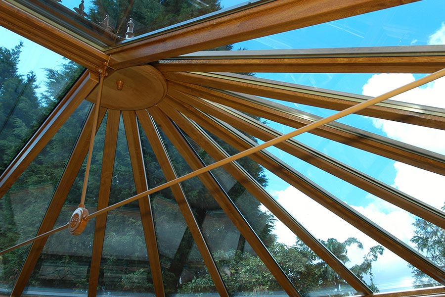We use a specialised conservatory roof fabricator to construct our conservatory roofs